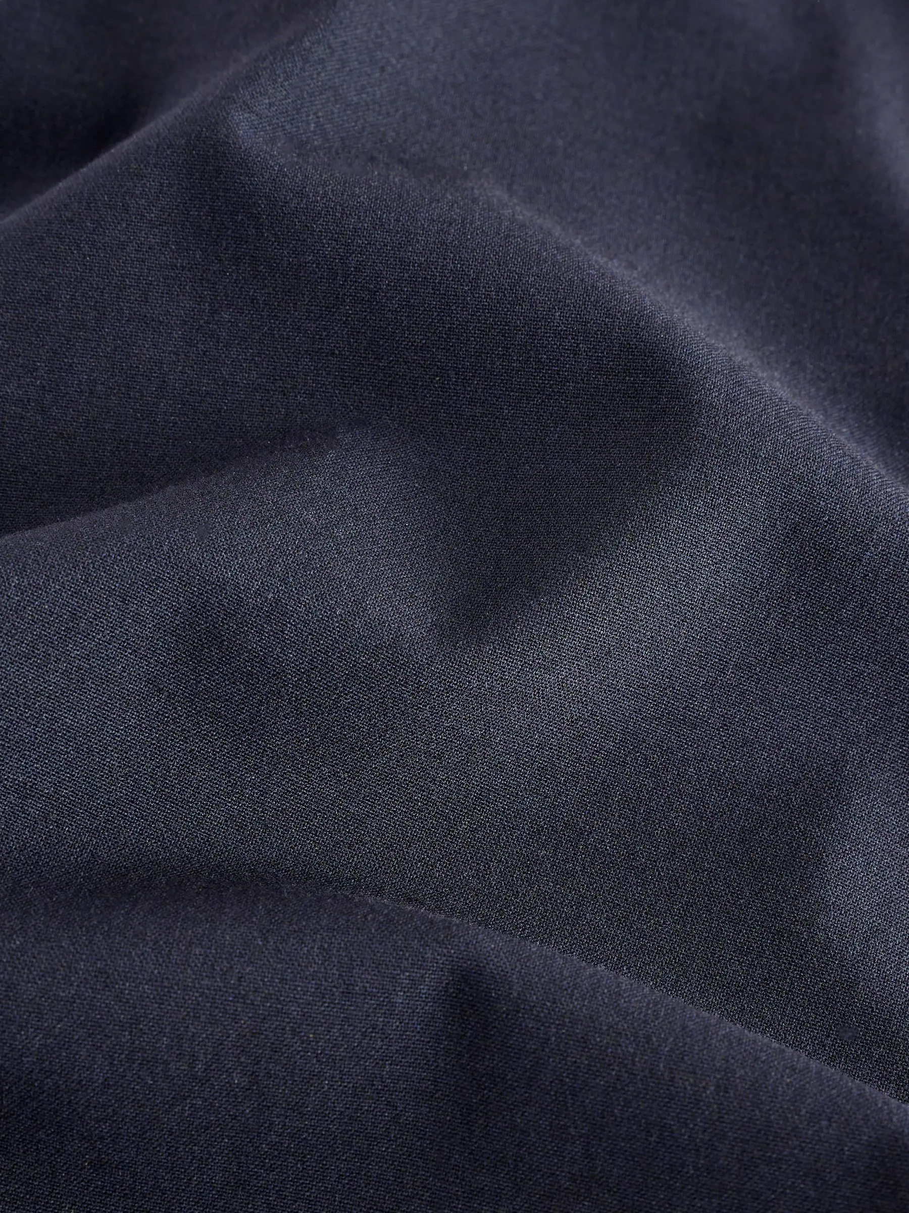 Donkerblauw - Tailored Bootcut Trousers With Wool