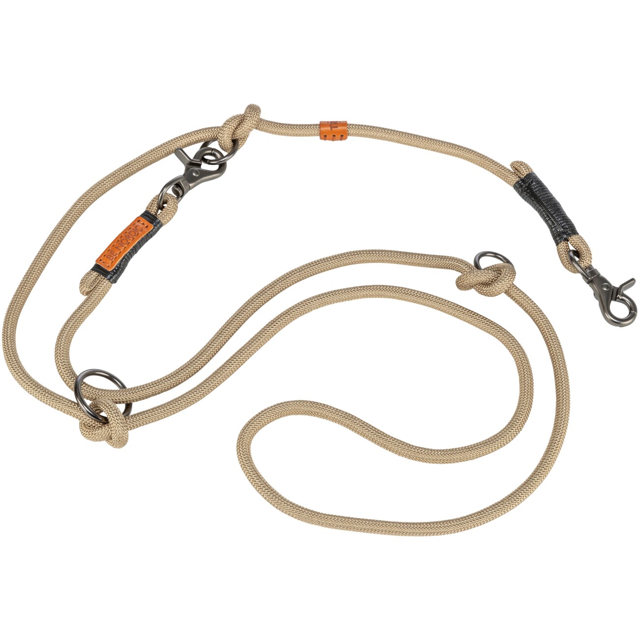 Trixie BE NORDIC Verlängerungsleine Hund beige S-M, 2 m