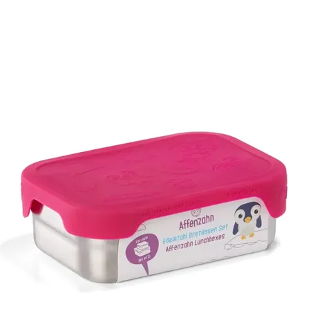Affenzahn Edelstahl Brotdosen Set Owl