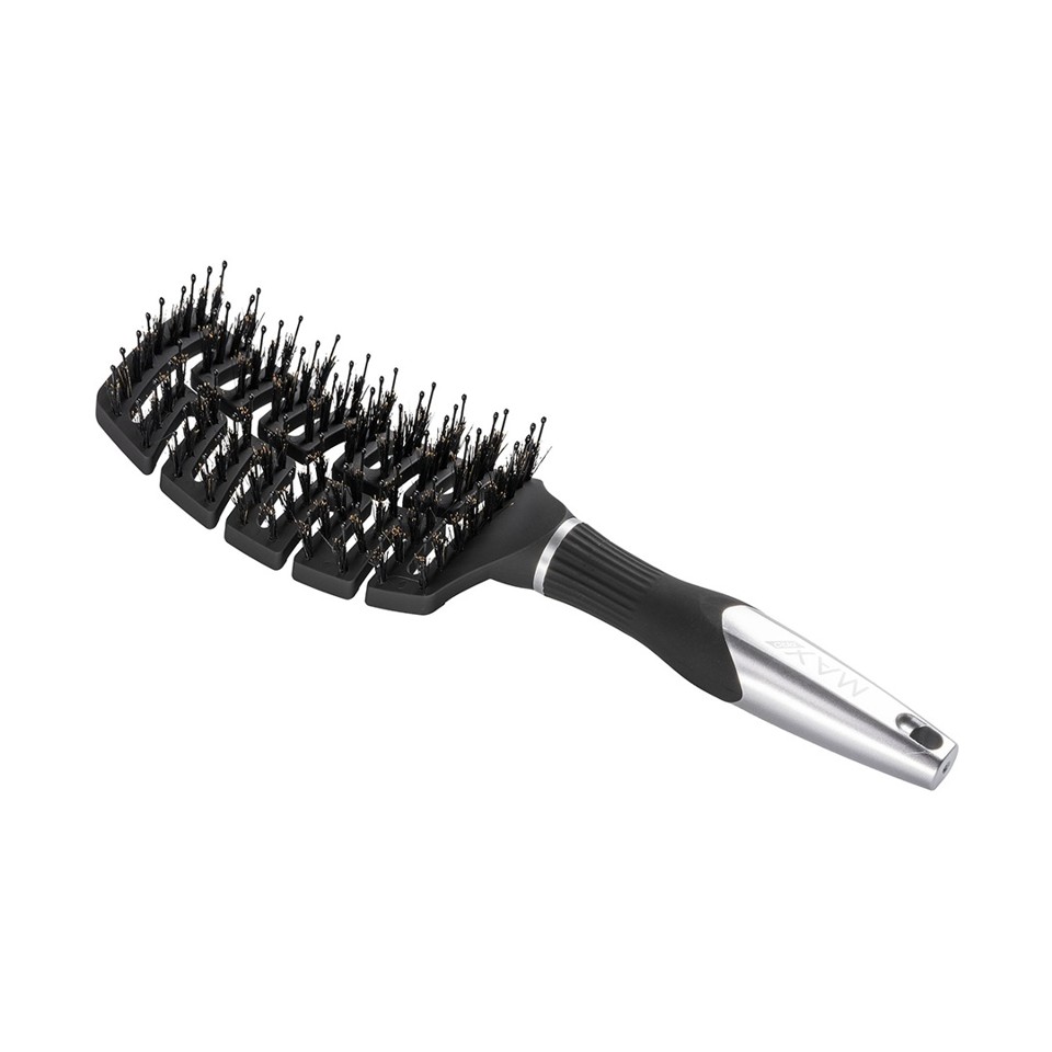 Max Pro - Detangler Brush Silver - Hårbørste