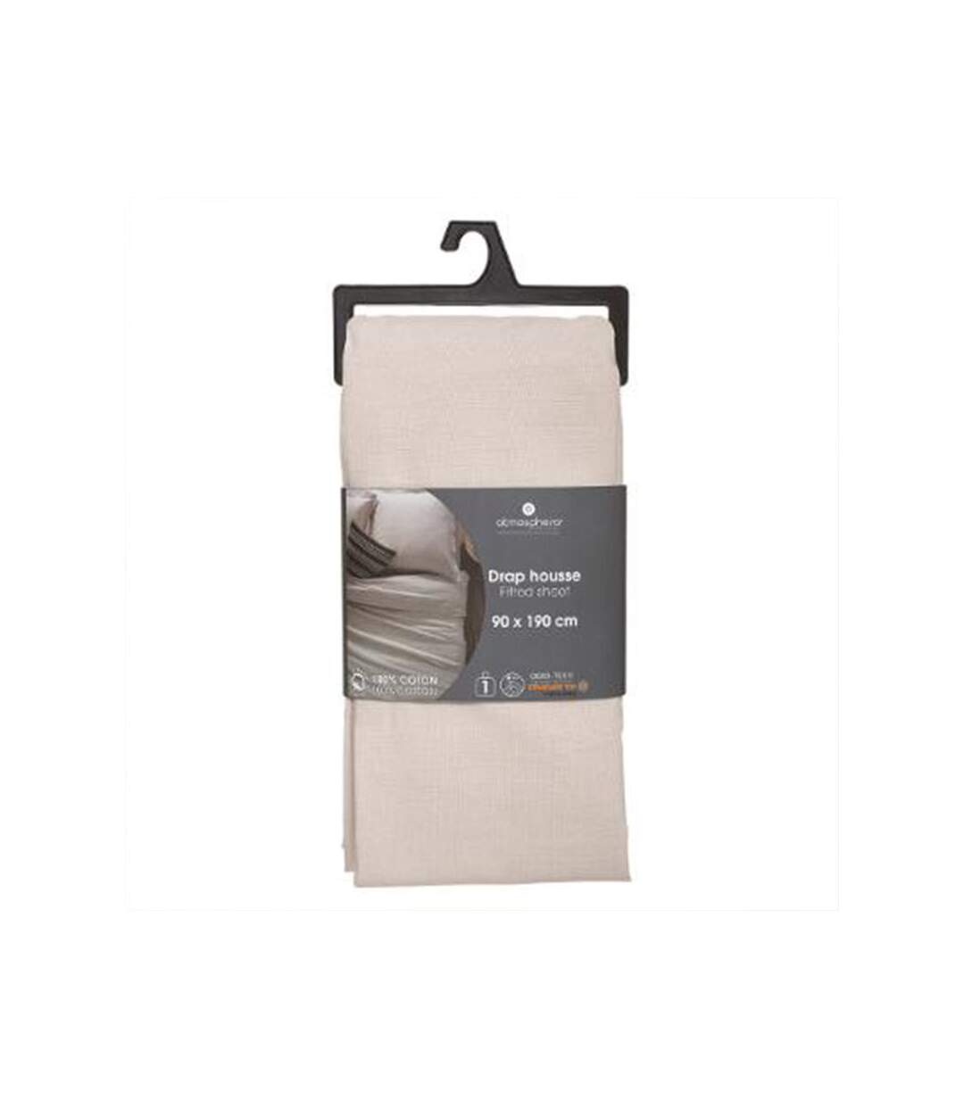 Drap Housse Intérieur 90x190cm Lin