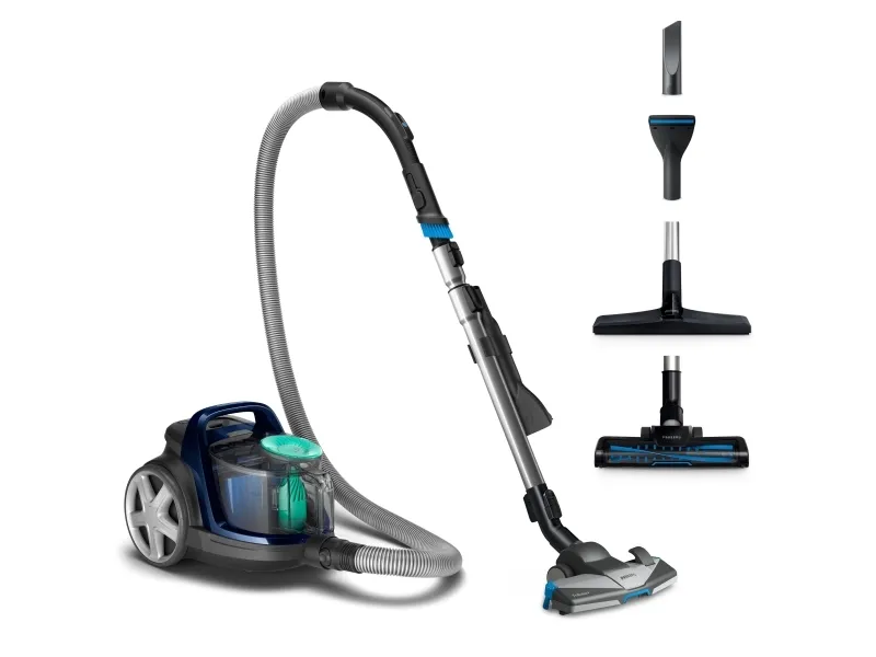 Philips PowerPro Active FC9556 - Støvsuger - beholder - uden pose - louros-blå
