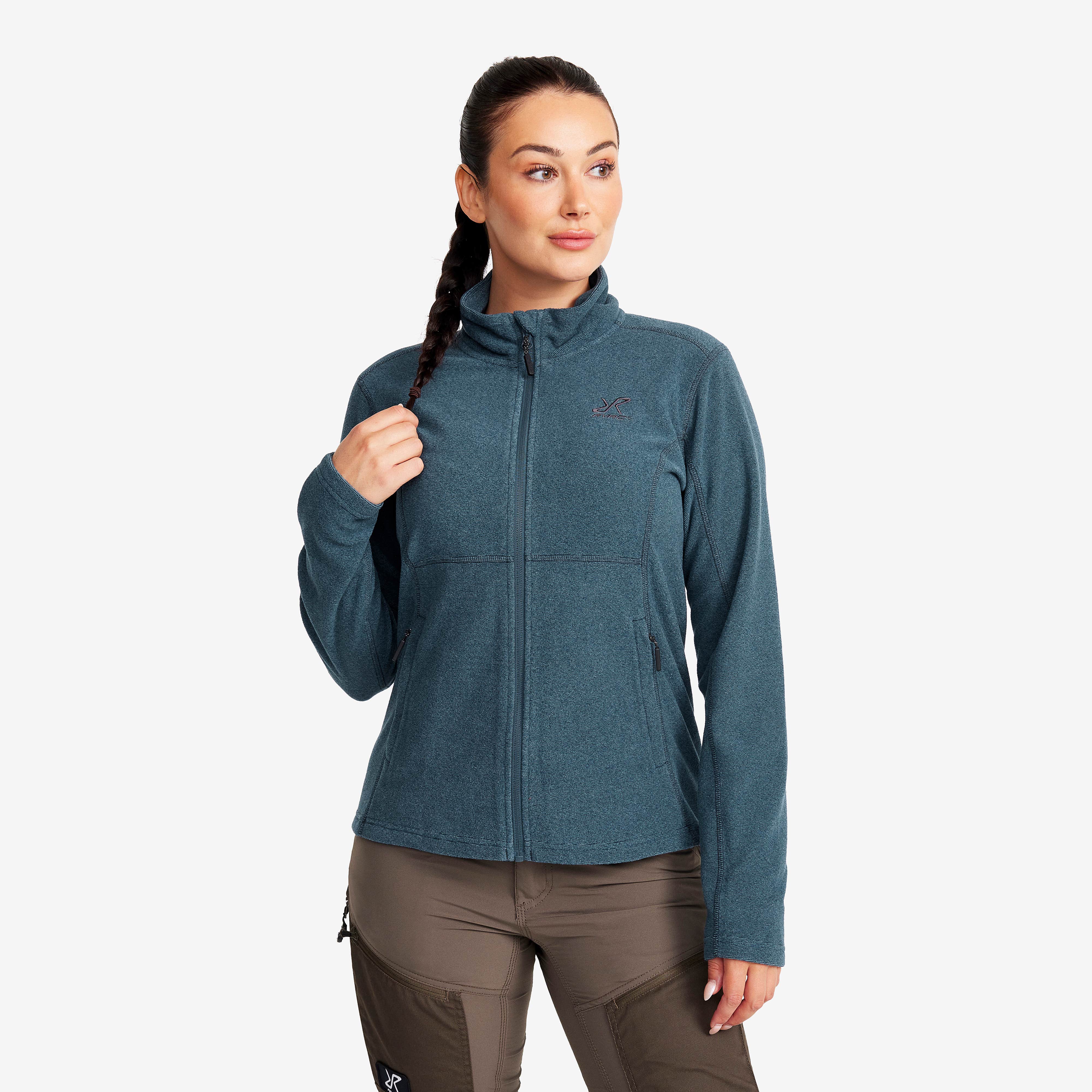 Essential Full-zip Fleece Dame Moonlit Ocean