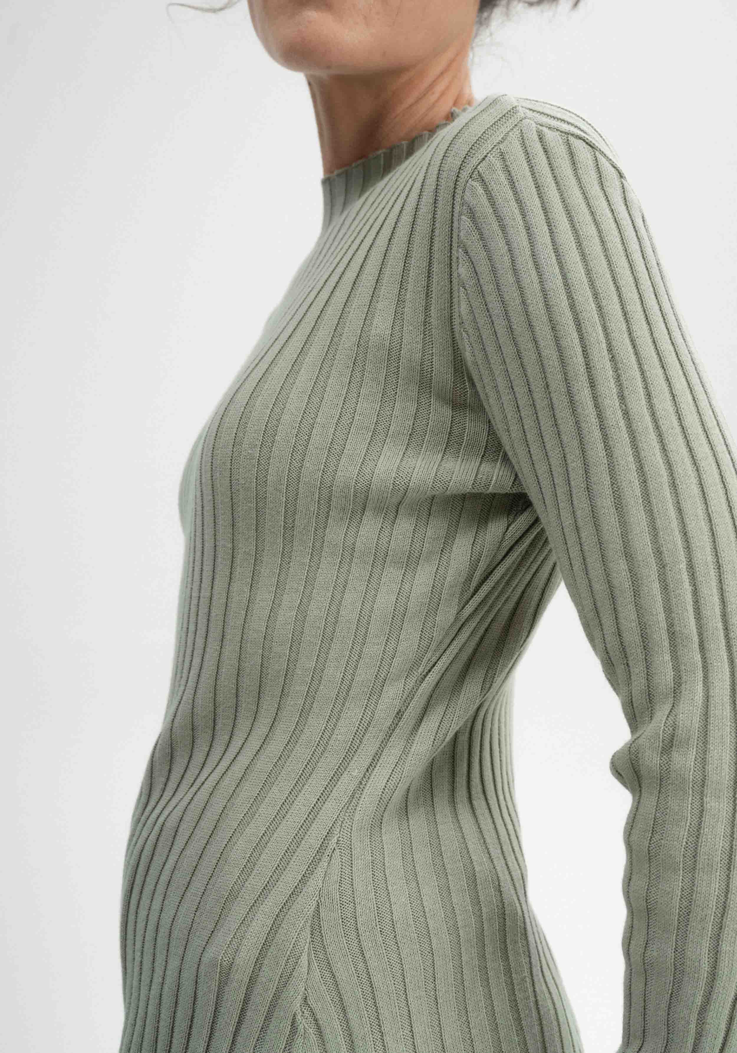 Mela Strickpullover Namari Knit Green Clay