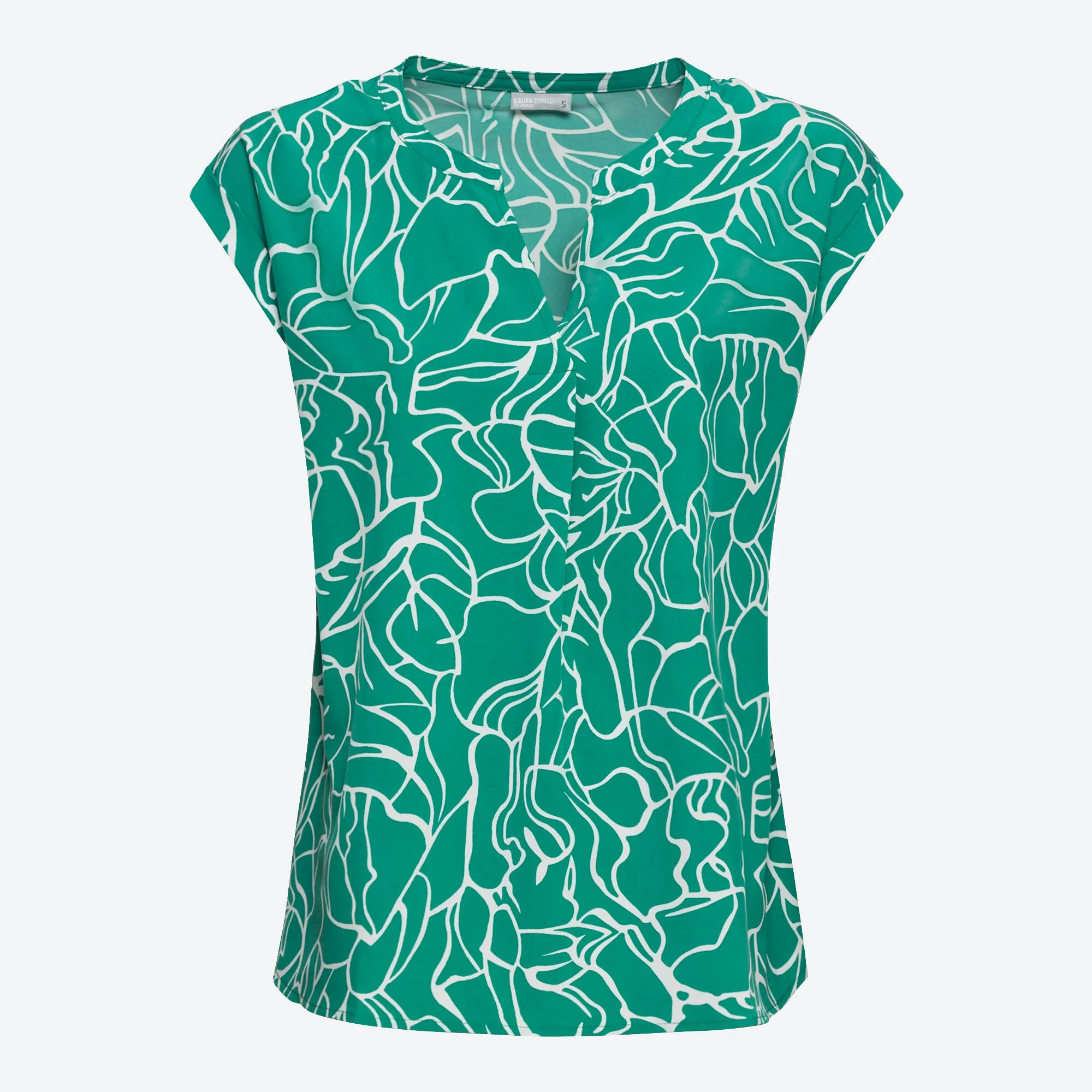 Damen-Bluse mit kurzen Armen