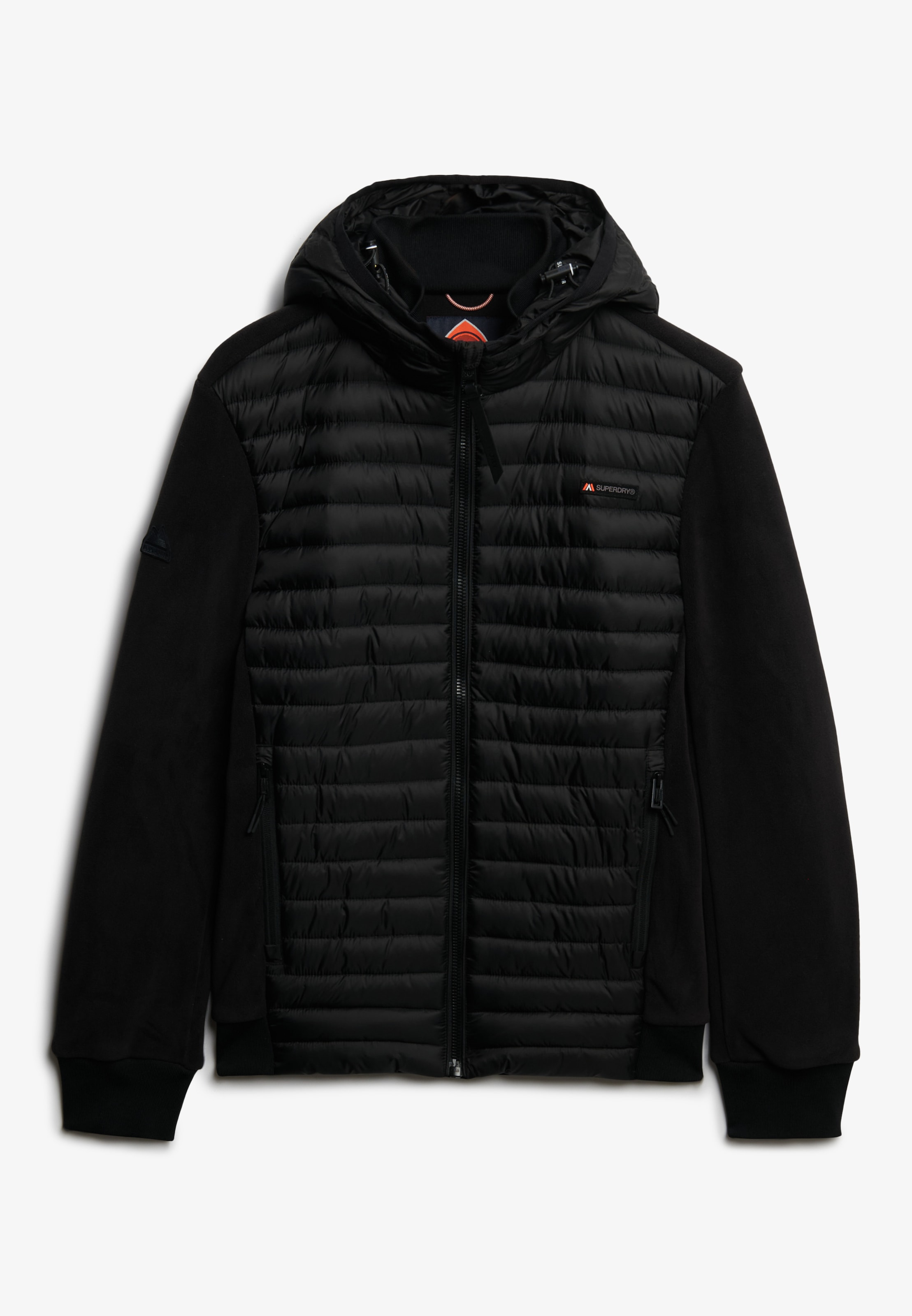 Superdry Steppjacke »HOOD STORM FLEECE HYBRID JKT« mit Kapuze