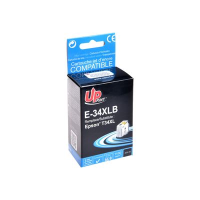 Cartouche compatible Epson 34XL Balle de golf - noir - Uprint