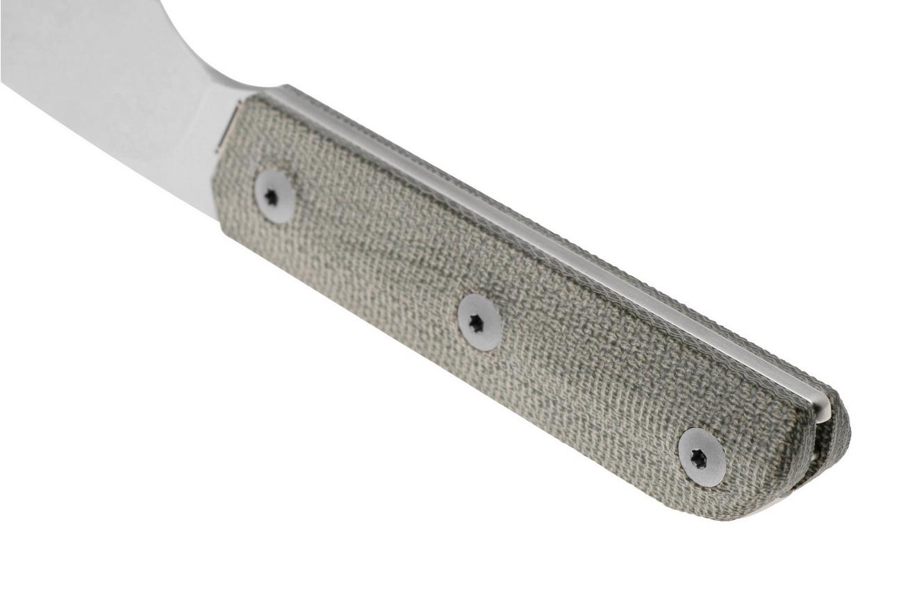 Viper Mirror 2 VT4064CG Böhler M390, Green Canvas Micarta, vaststaand mes