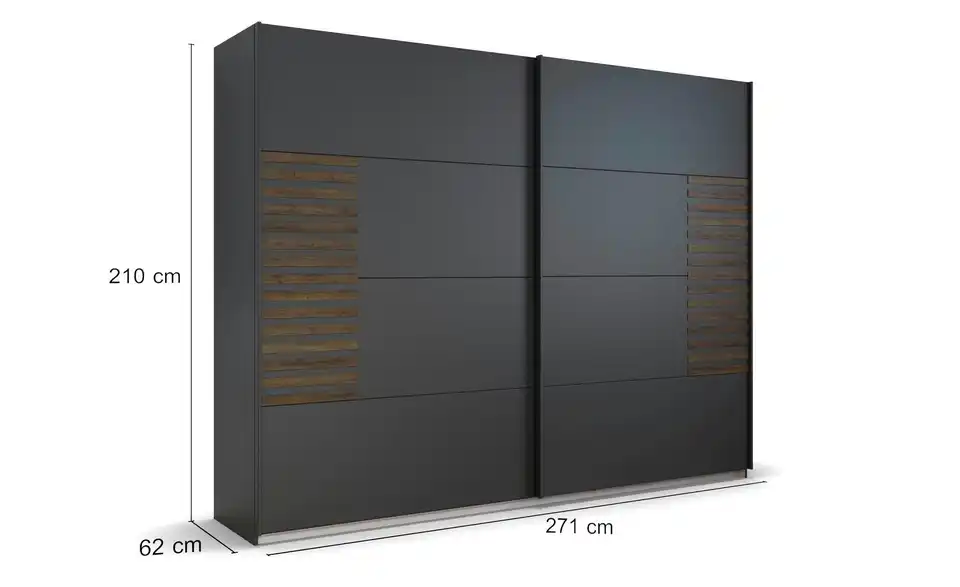 Schwebetürenschrank Barea 271 cm