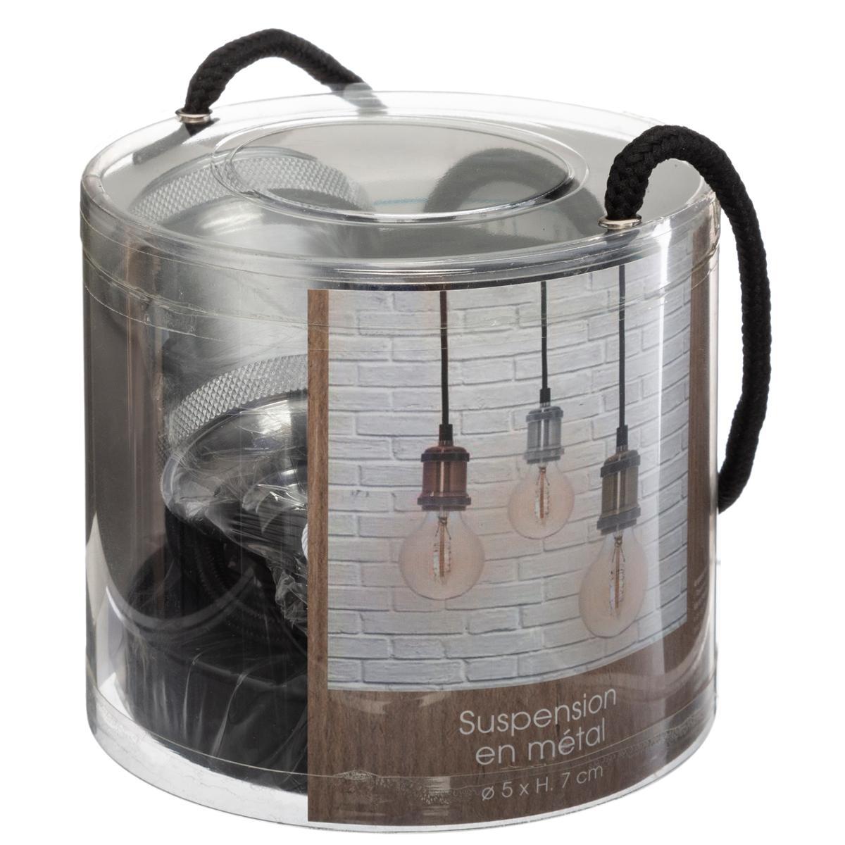 SUSPENSION METAL CUIVRE H.7CM