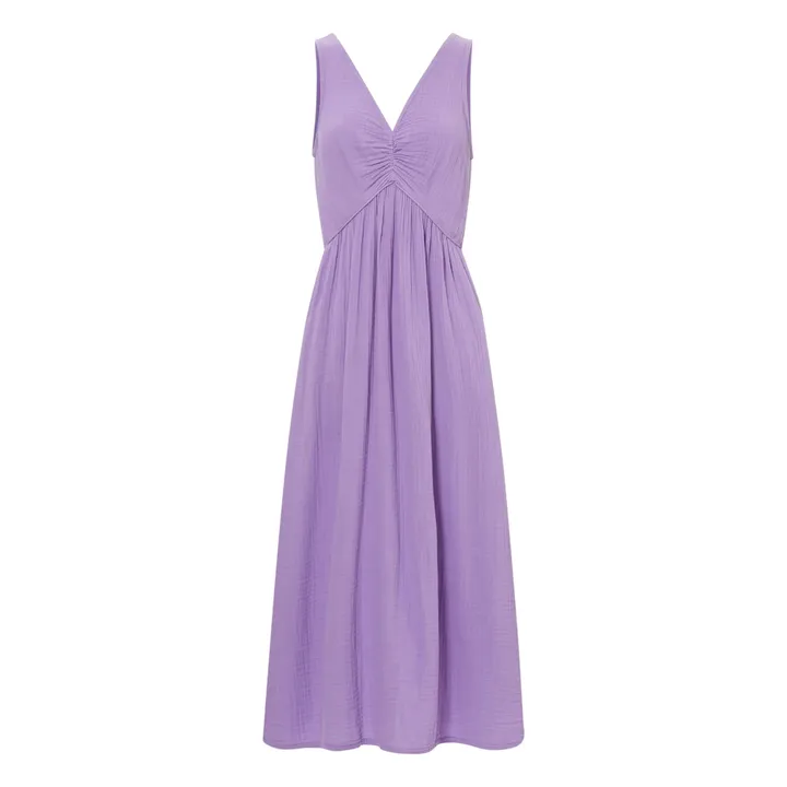Xirena Robe Faedra Gaze de Coton | Lilas