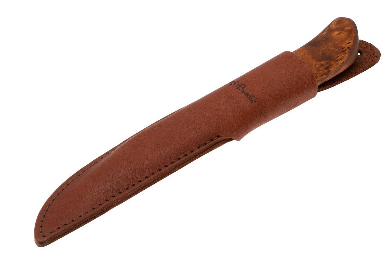 Roselli Small Fish Fillet Knife RW256 UHC, Stained Curly Birch, fileermes, 12 cm