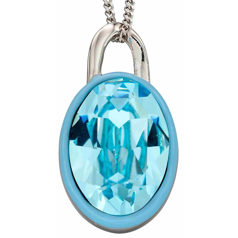 Collier cristal en argent 925/1000