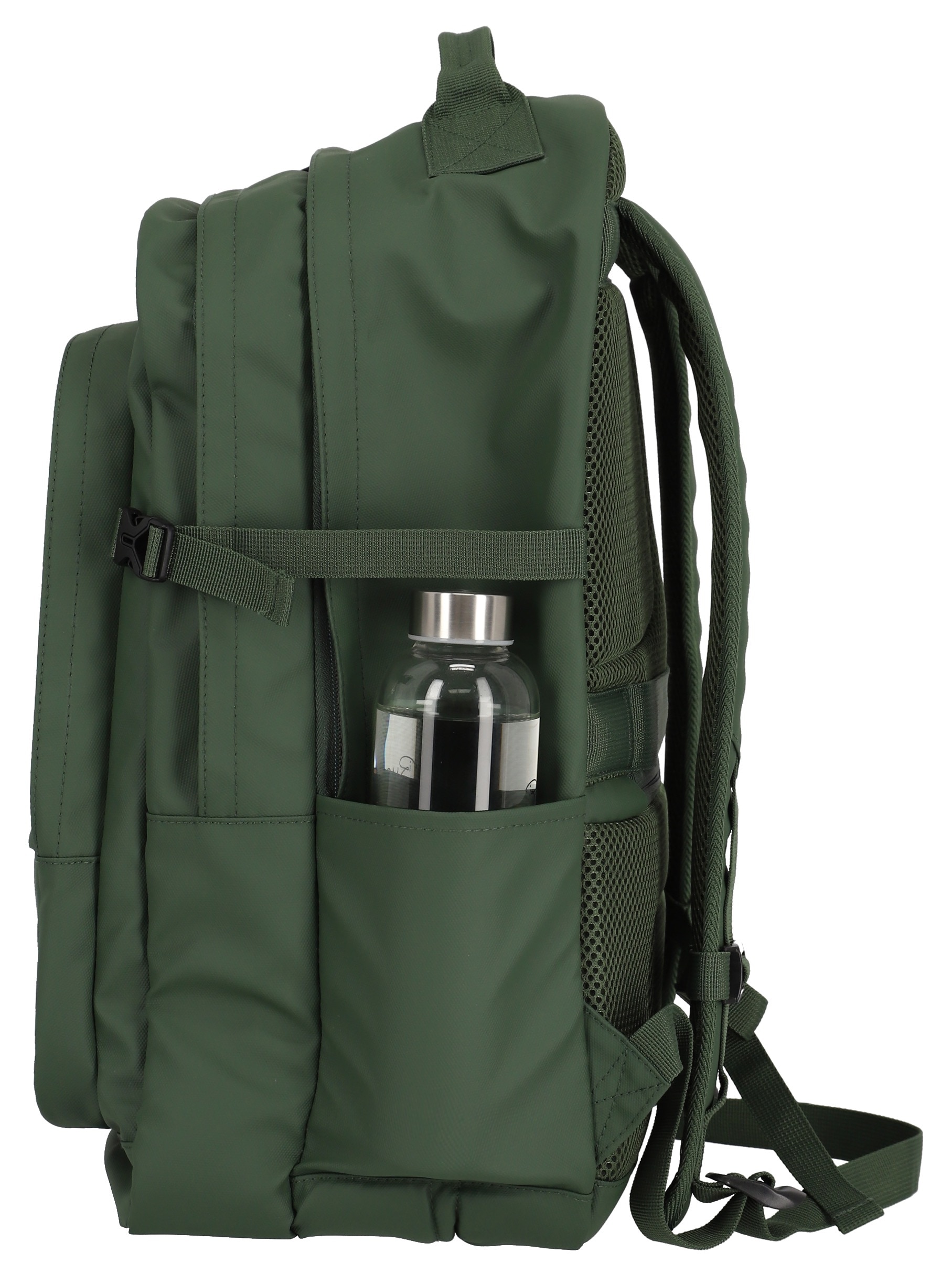 travelite Freizeitrucksack »BASICS Rucksack Plane« Schulrucksack Arbeitsrucksack Reiserucksack mit 15,6 Zoll Laptopfach