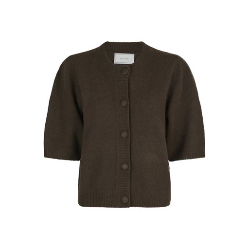 Neo Noir Elmira Knit Cardigan, Chocolate Brown, 36