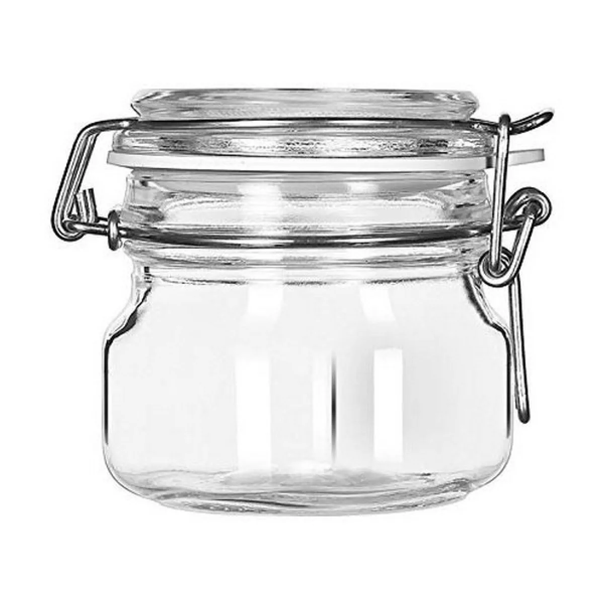 Totalcadeau Pot en verre hermétique - 500 cc