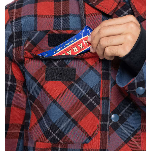 Veste snowboard 686 MNS WOODLAND INSULATED JKT BRICK RED PLAID
