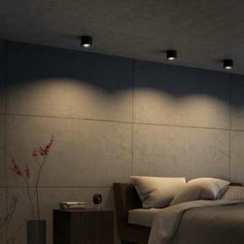 Philips Phase spot met geïntegreerde LED 4,5W =30W zwart