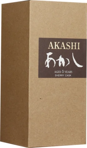 AKASHI 5 YEARS SHERRY CASK 50CL