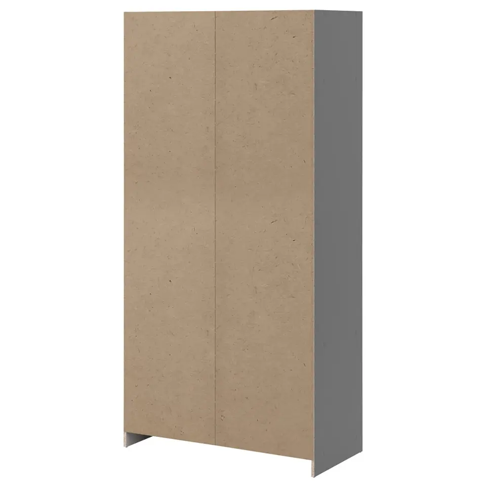 Kledingkast Sprint 2-deurs - antracietkleur - 200x98,5x50 cm