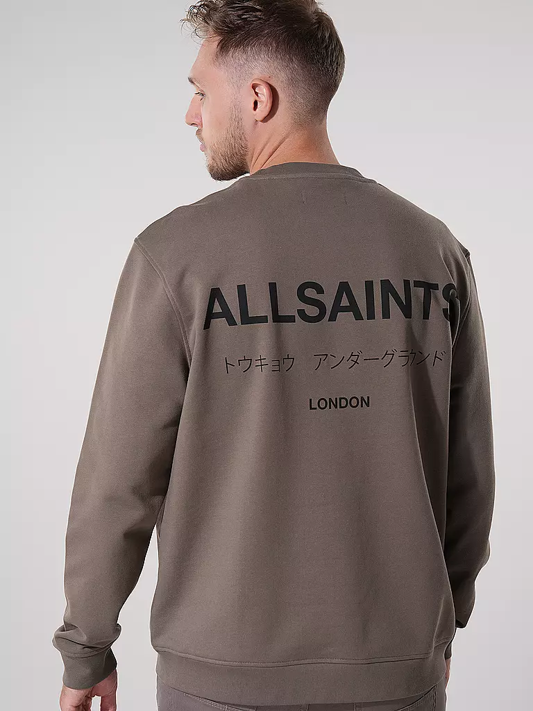 ALLSAINTS Sweater Oversized Fit UNDERGROUND hellbraun
