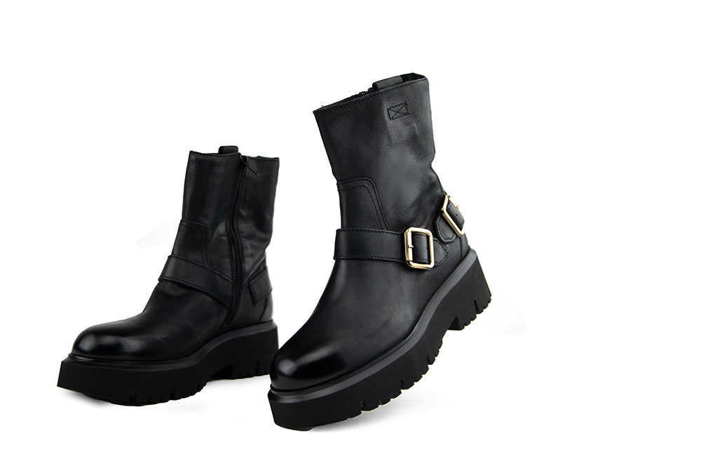 Via Vai Bikerboot Ziva Jagger Garda Nero