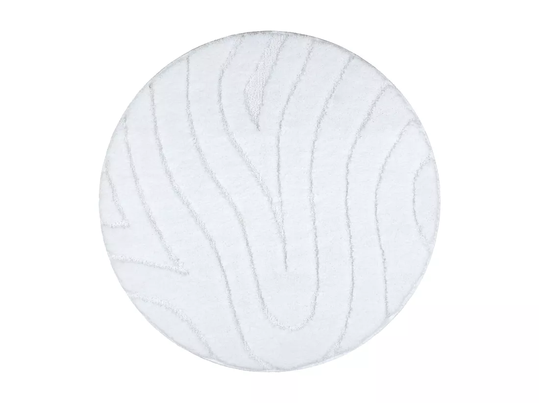 Tapis de salle de bain SUPREME cercle WAVES, vagues, antidérapant, do cercle 100 cm