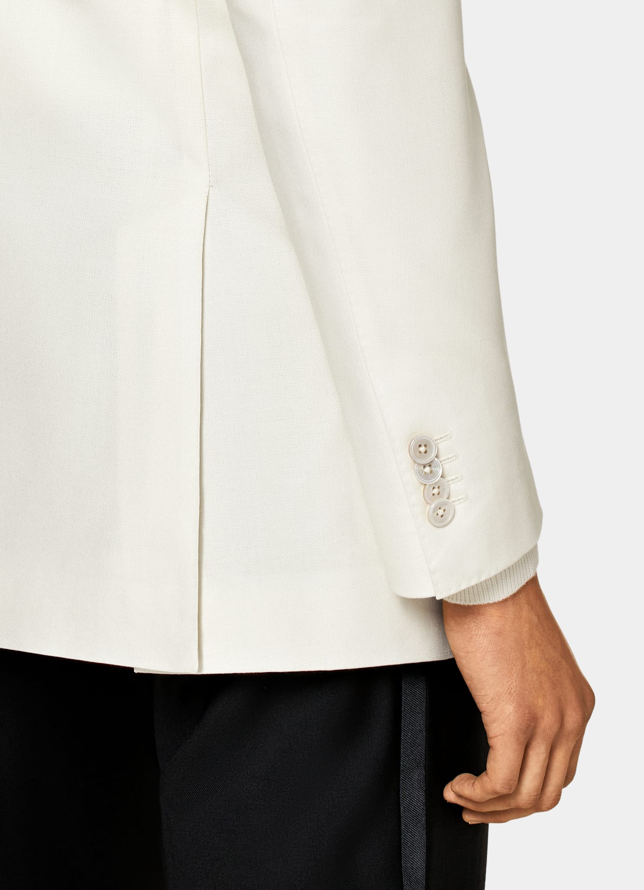 Veste de smoking Washington coupe Tailored blanc cassé
