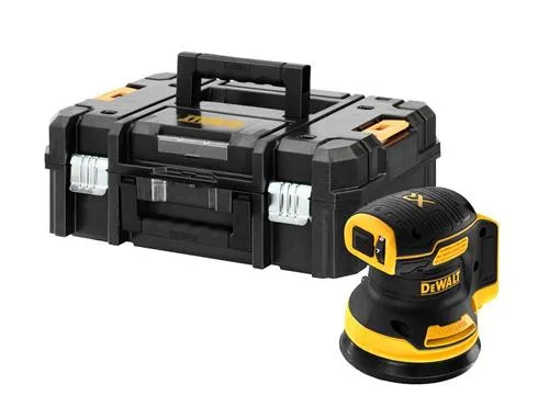 DeWALT DCW210NT-XJ, Random orbital sander, Sort, Gul, 8000 rpm, 12000 rpm, 12,5 cm, Batteri medfølger ikke