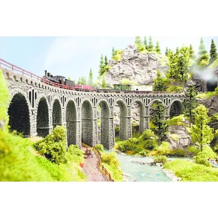 NOCH 58664 - Bruchsteinviadukt gebogen