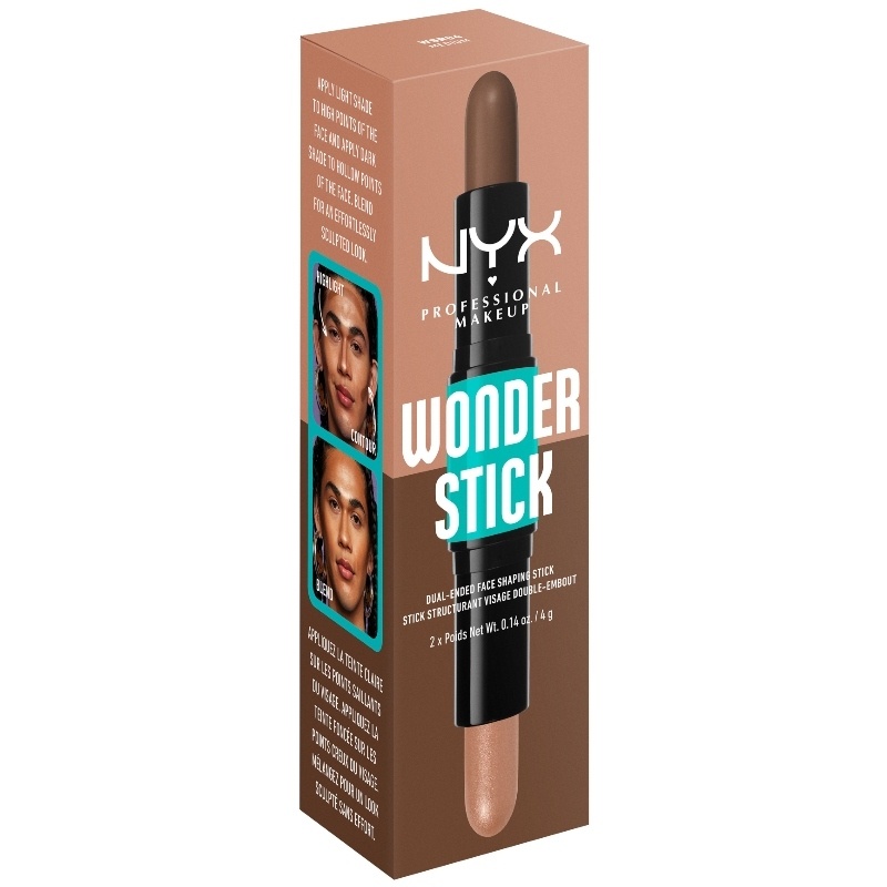 NYX Prof. Makeup Wonder Stick Dual-Ended Face Shaping Stick 34 gr. - 04 Medium