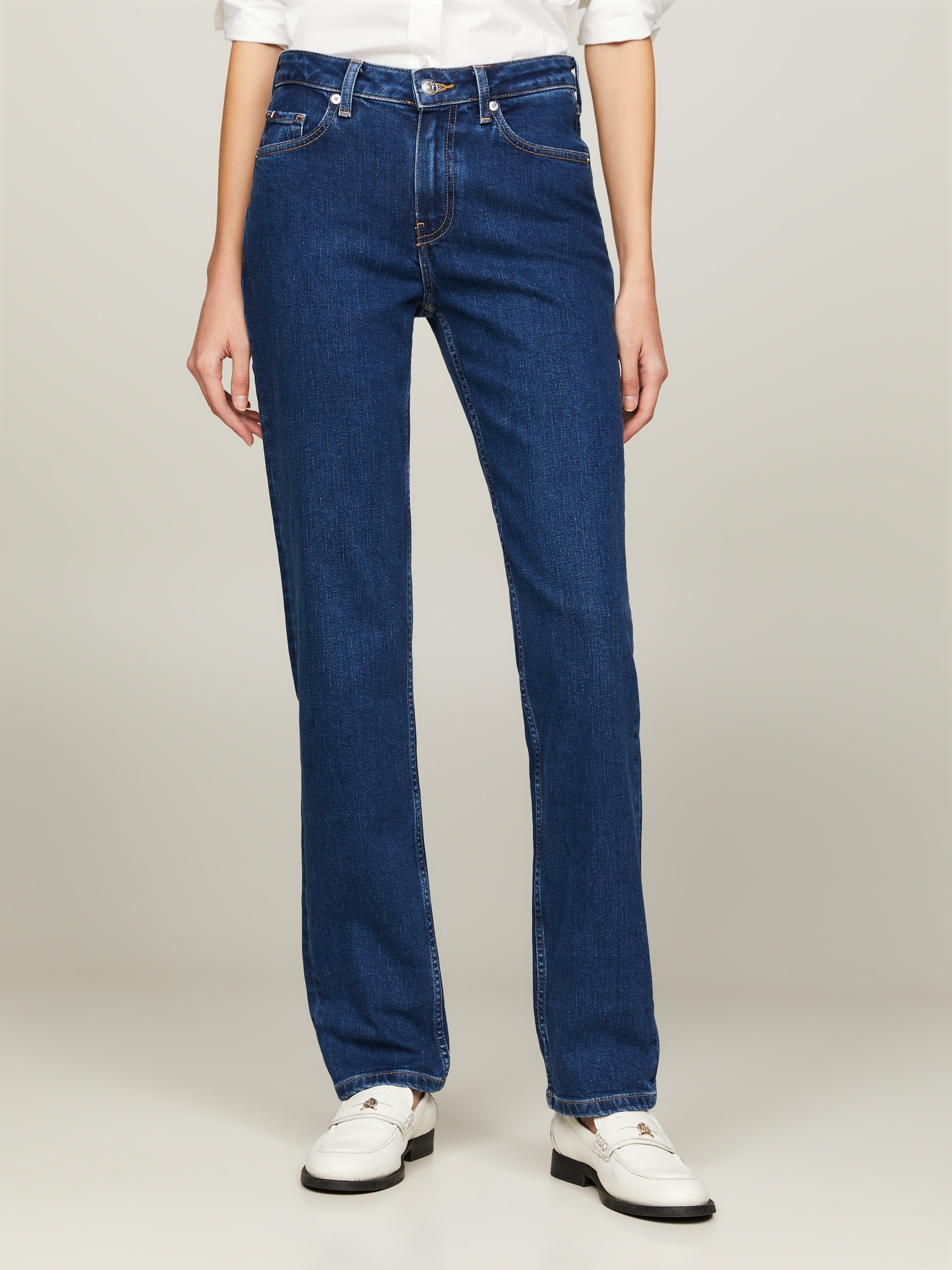 Tommy Hilfiger Straight-Jeans in blauer Waschung