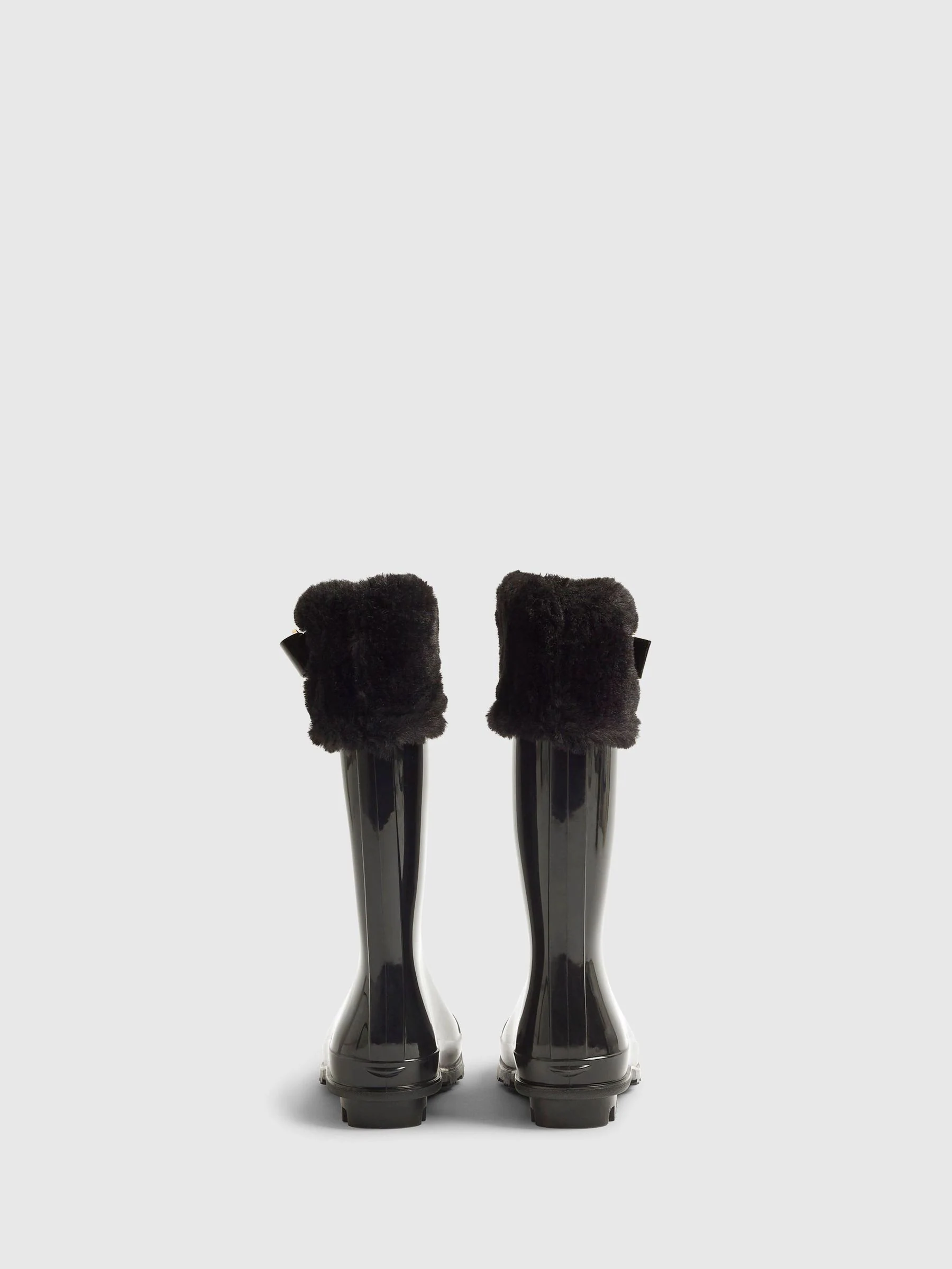 River Island Fur Lined Glitter Wellies