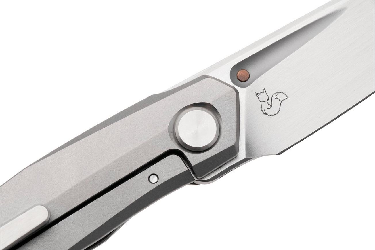 Reate VK-ANUB-TI-BB, Darkwashed Elmax, Bead Blasted Titanium zakmes, Vulpex Knives design