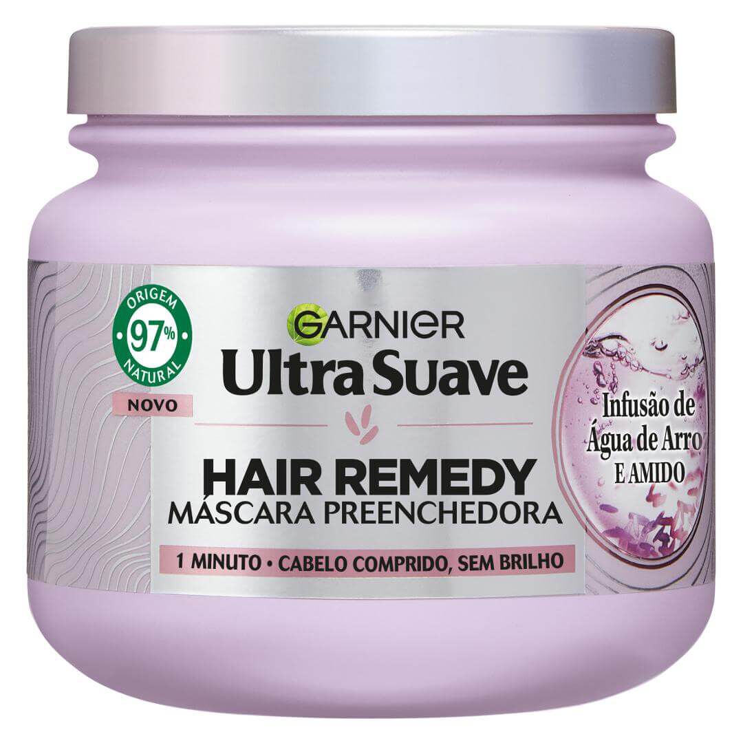 GARNIER  Ultra Suave - Máscara de arroz - 340ml