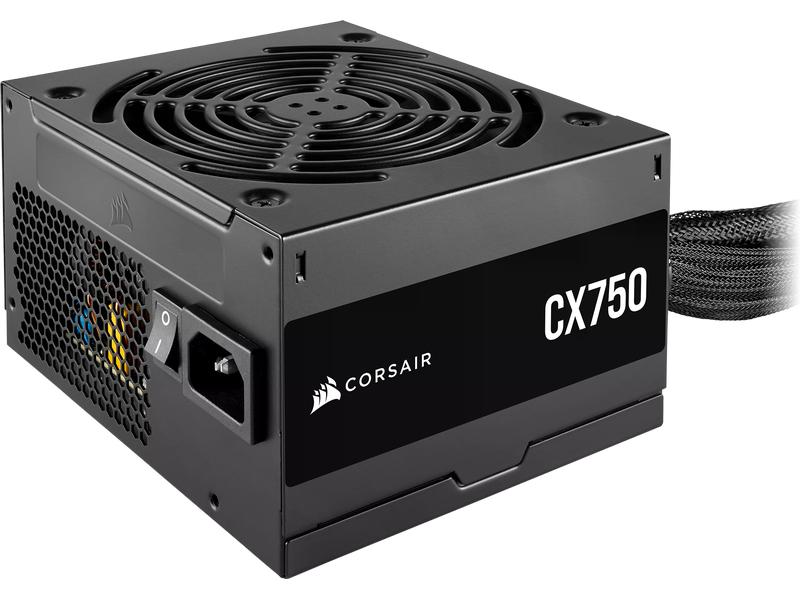 Corsair Netzteil CX Series CX750 750 W Leises Netzteil mit 80 PLUS Bronze-Zertifizierung