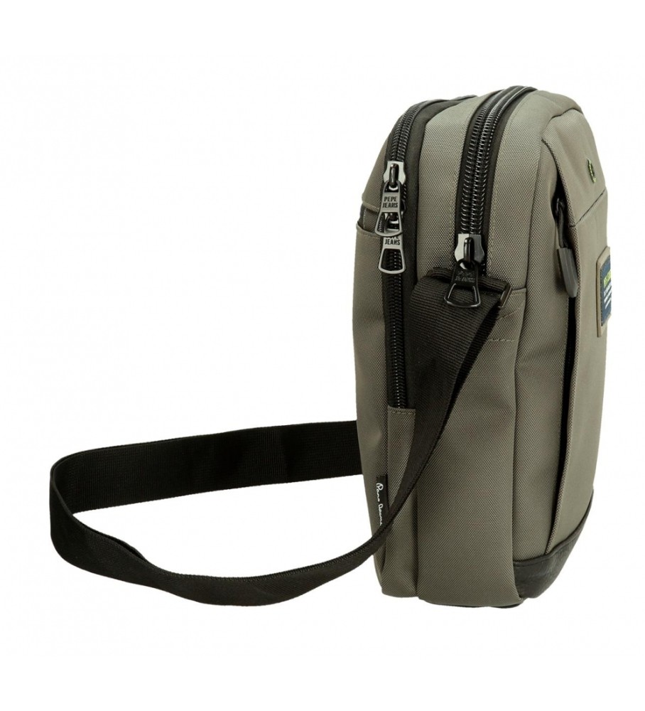 Bolsa de ombro grande Pepe Jeans Leighton para tablets, verde