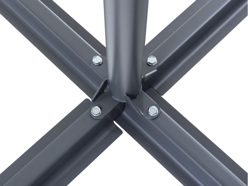 COCON Sonnenschirm TR-018 Ø 300 cm, hängend, Nature Eleganter Ampelschirm für heisse Sommertage