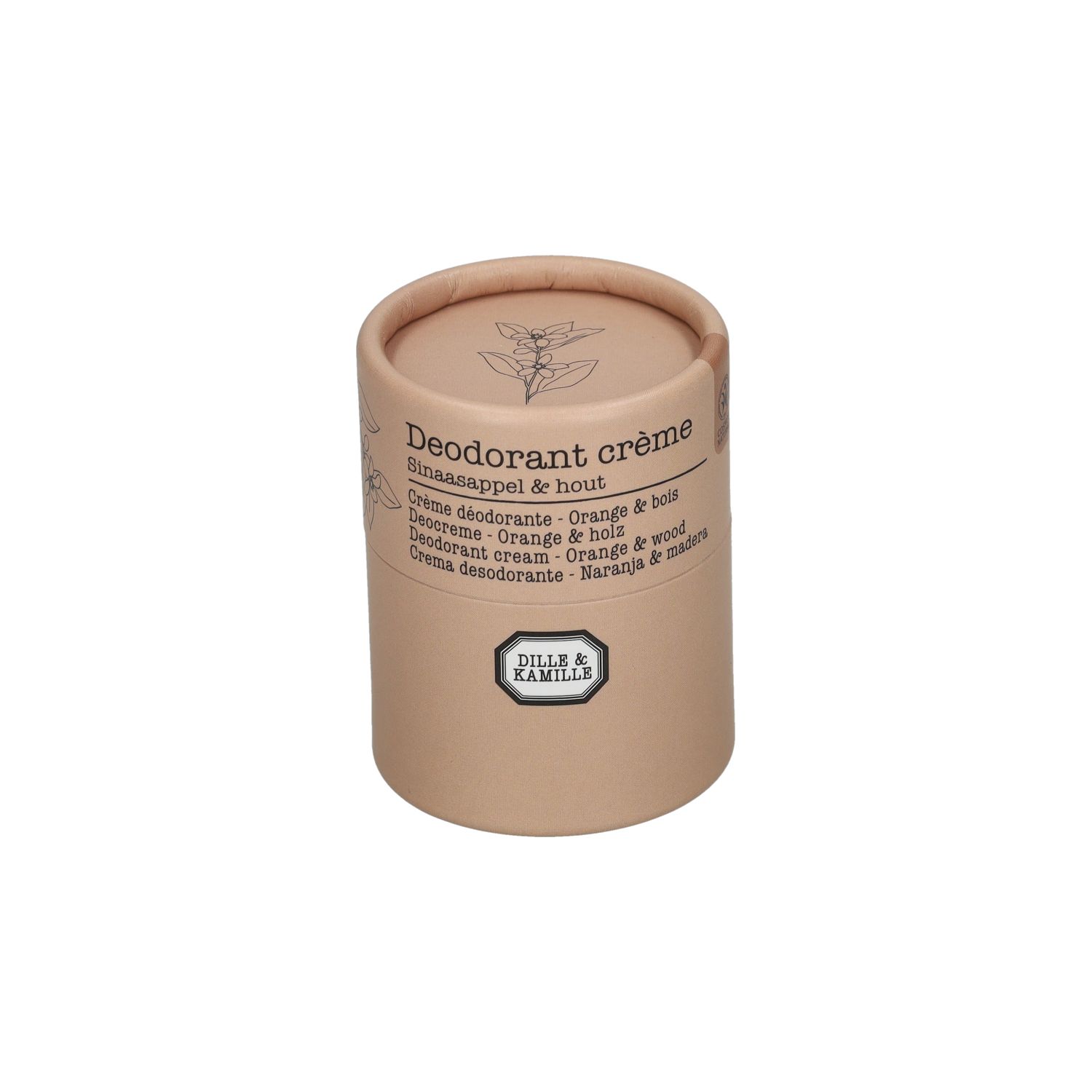 Deodorant crème, sinaasappel en hout, 40 gram