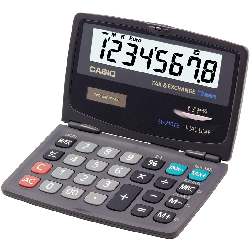 Casio Taschenrechner SL-210TE, grau