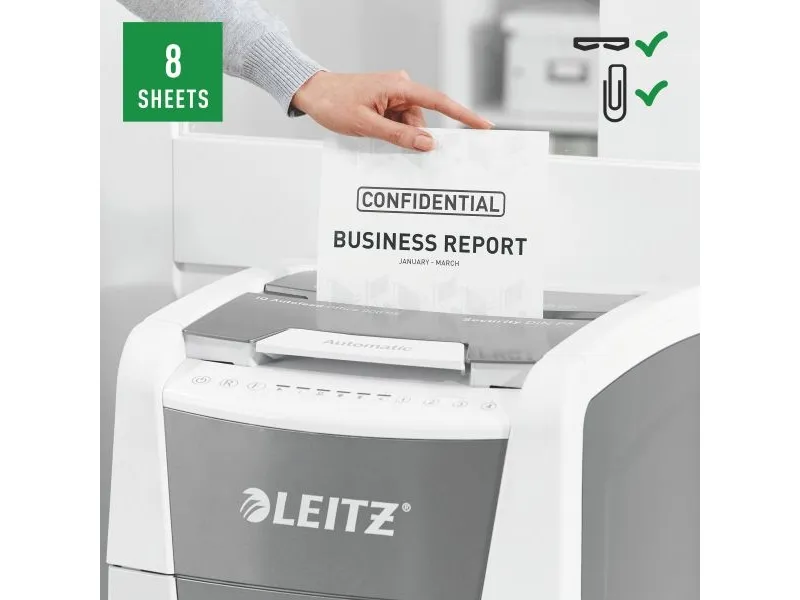 Makulator Leitz IQ AutoFeed Office 300 mikromakulering 2x15 mm (P-5)