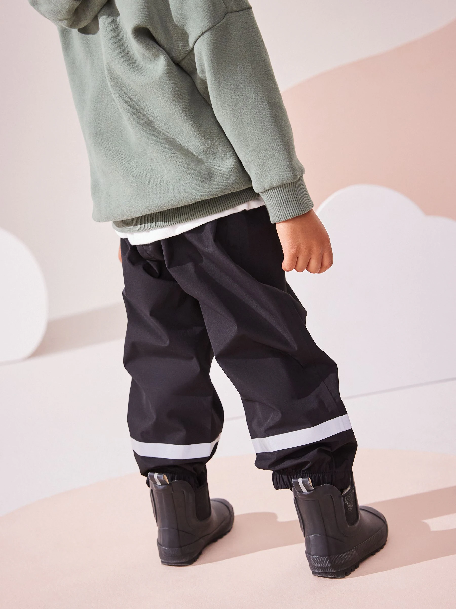Zwart - Waterdichte broek (9 mnd-10 jr)