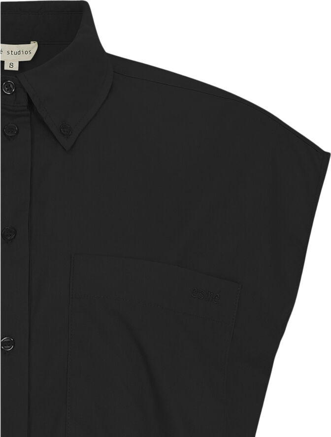 esmé studios ESCalla Cropped Shirt Black
