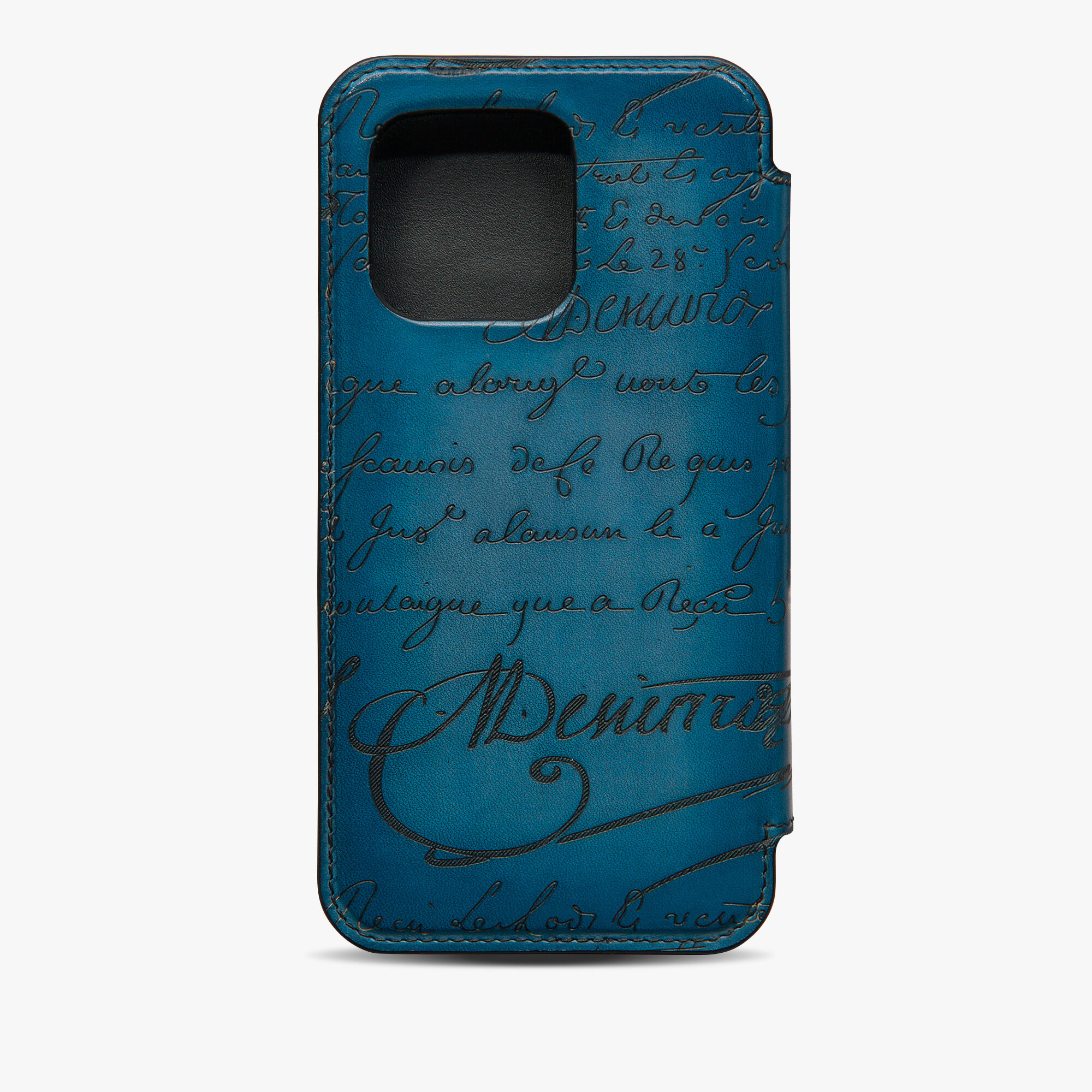 Étui iPhone 14 Pro Max Folio En Cuir Scritto
