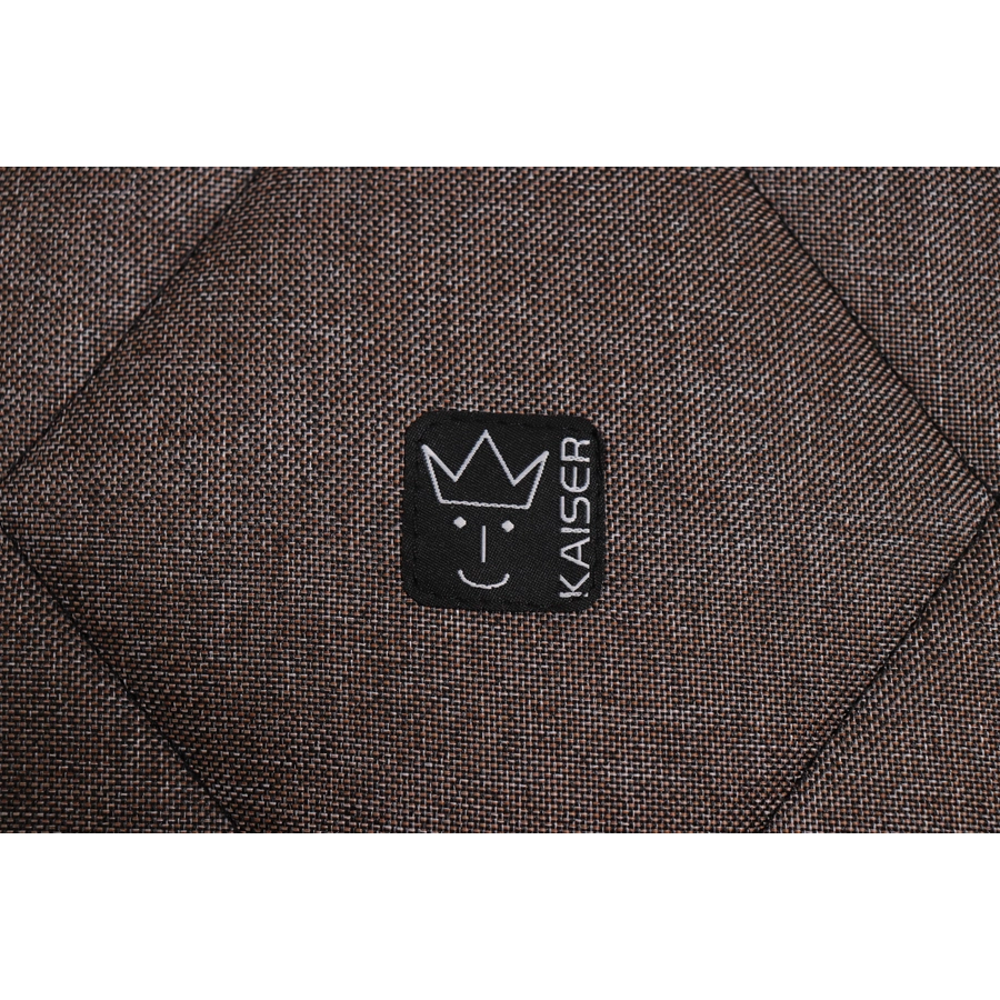 Kaiser Winterfußsack XL EARS WOOL brown melange