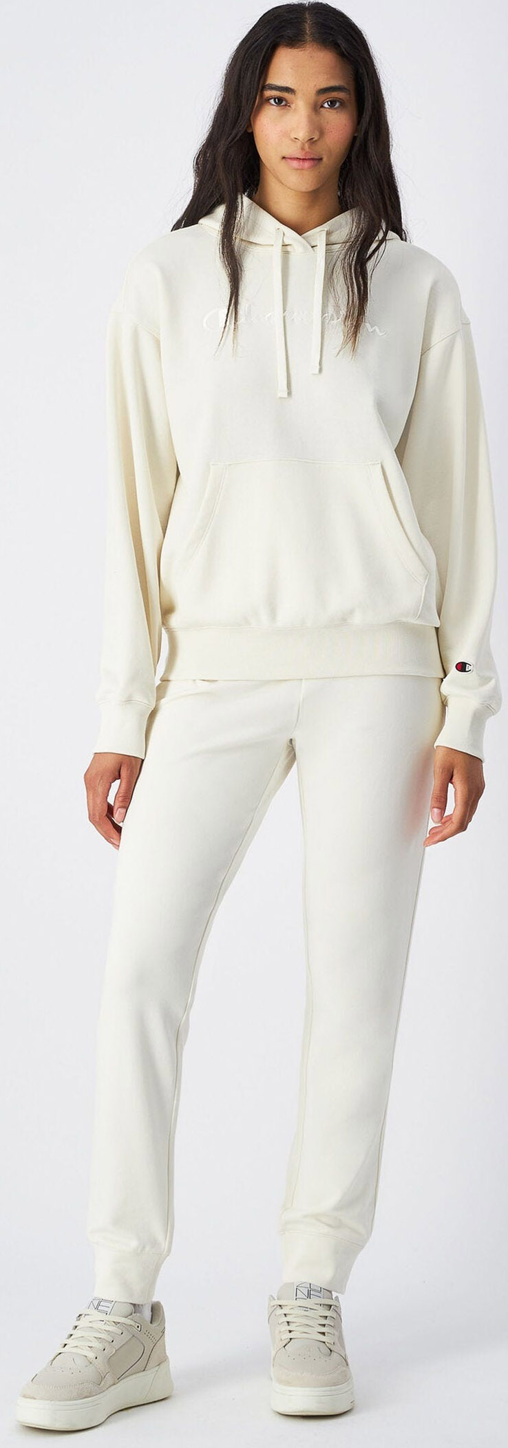 Tonal Icons Hooded Sweatshirt Dame Natural NT