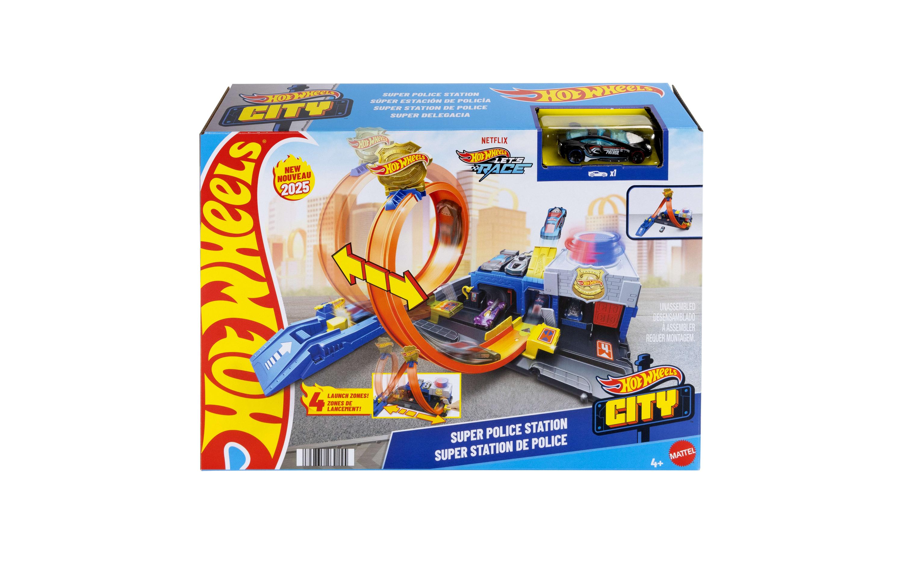 Hot Wheels City Super PolizeistationSpielzeugfahrzeug