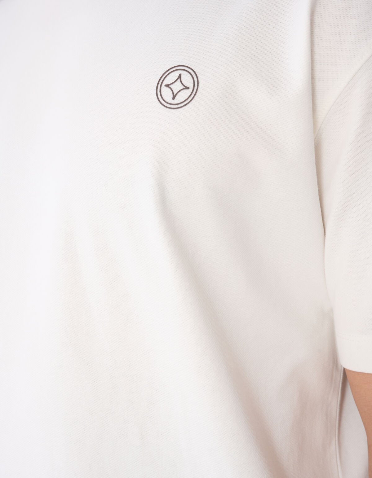 Spark T-shirt Gebroken Wit