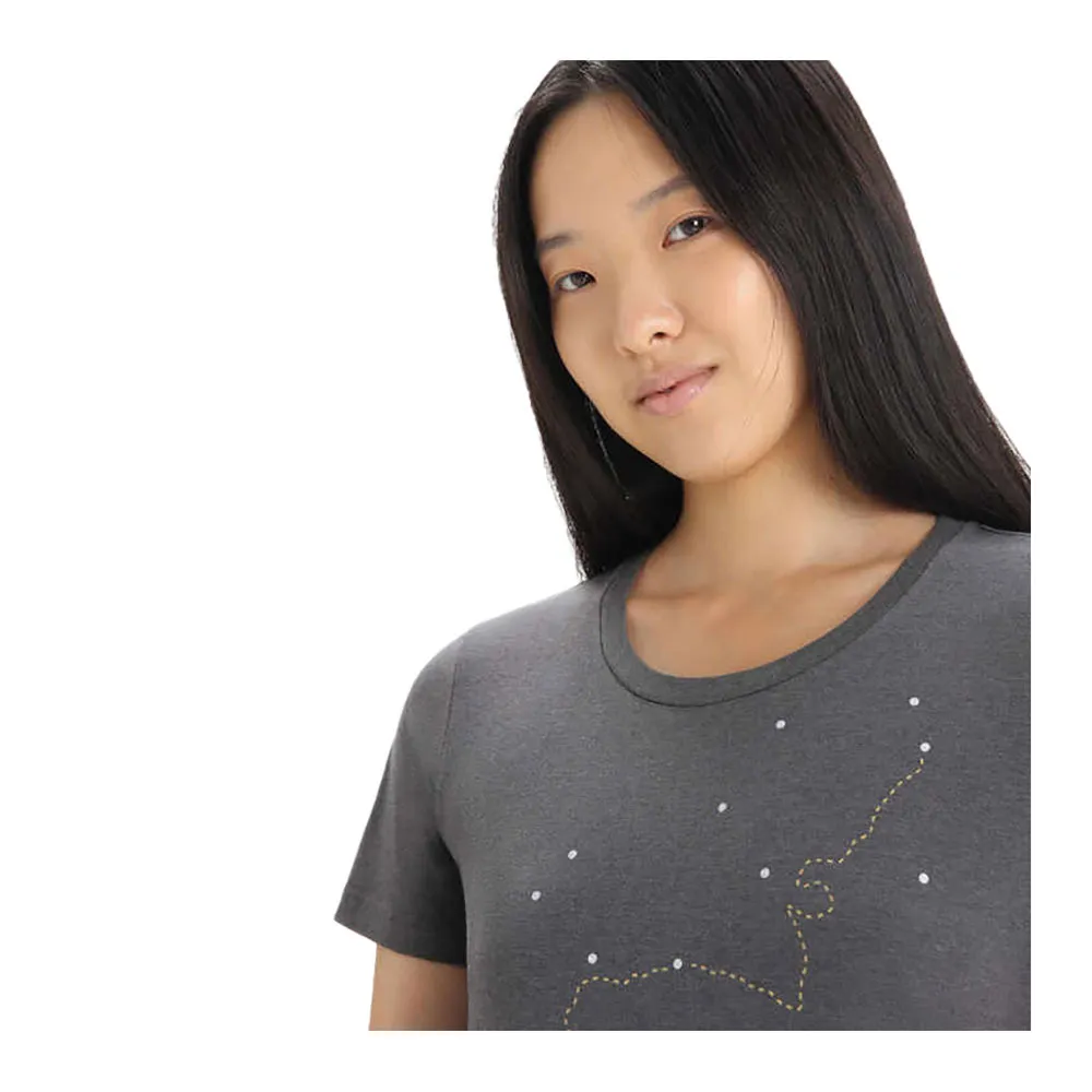Icebreaker CENTRAL CLASSIC TMB - Tee-shirt Femme monsoon