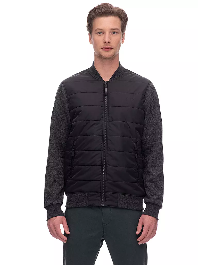 RAGWEAR Sweatjacke HALLAMR  schwarz